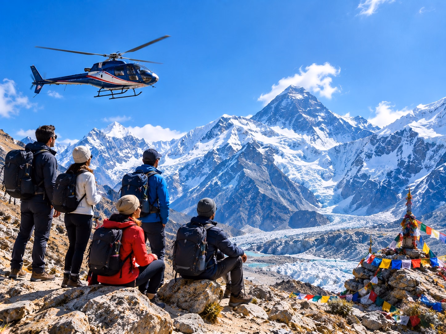 Luxury Nepal Tour with Everest Helicopter tour